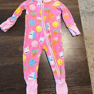 Little Sleepies Cookies and Milk Zippy One Piece Pajamas